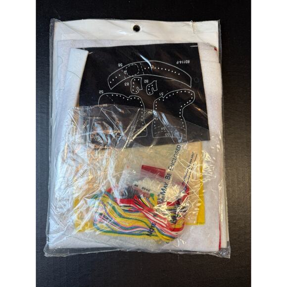 Bucilla 83114 Christmas Eve Felt Applique Stocking Kit 18 In Santa Tree Presents - Picture 7 of 7